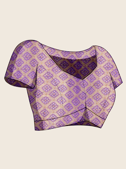 MUNIR WOVEN KANJIVARAM ZARI SILK SAREE