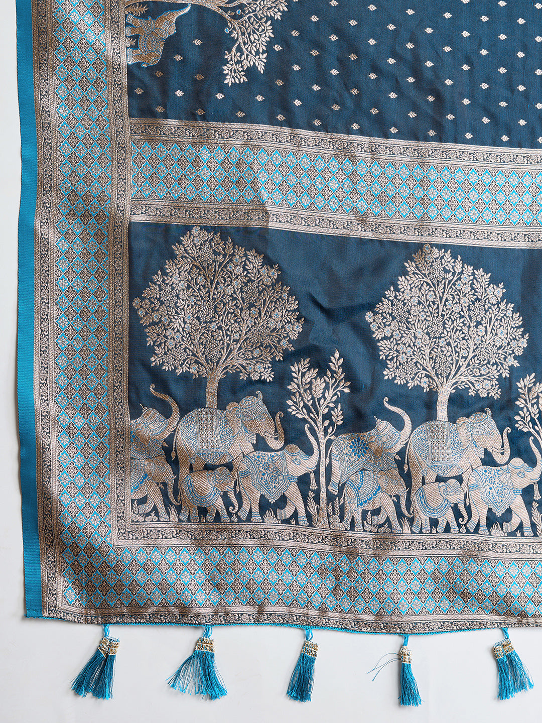 SAIMA ZARI SILK BLEND BANARSI SAREE