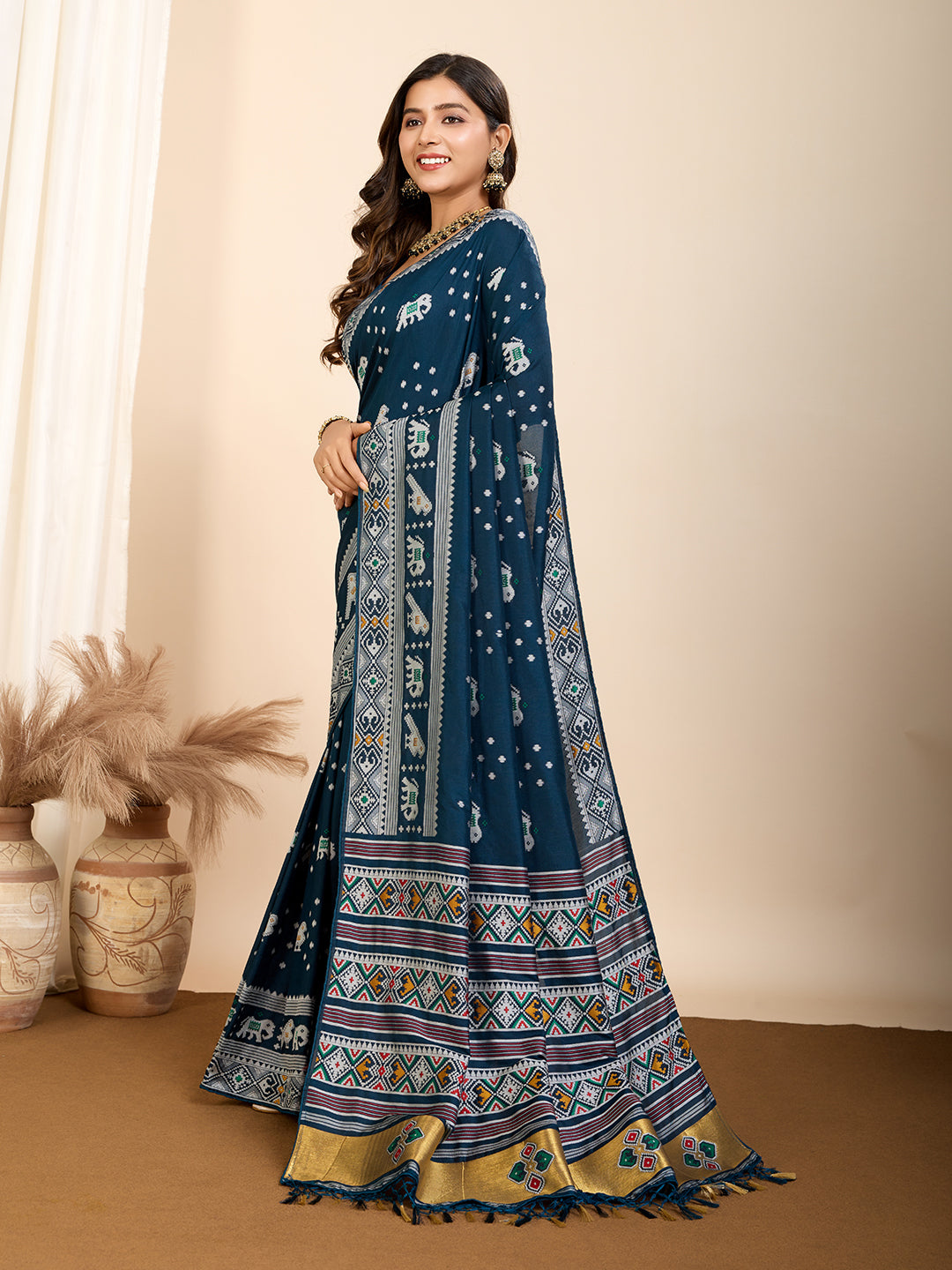 PRIYA WOVEN PATOLA NYLON SAREE