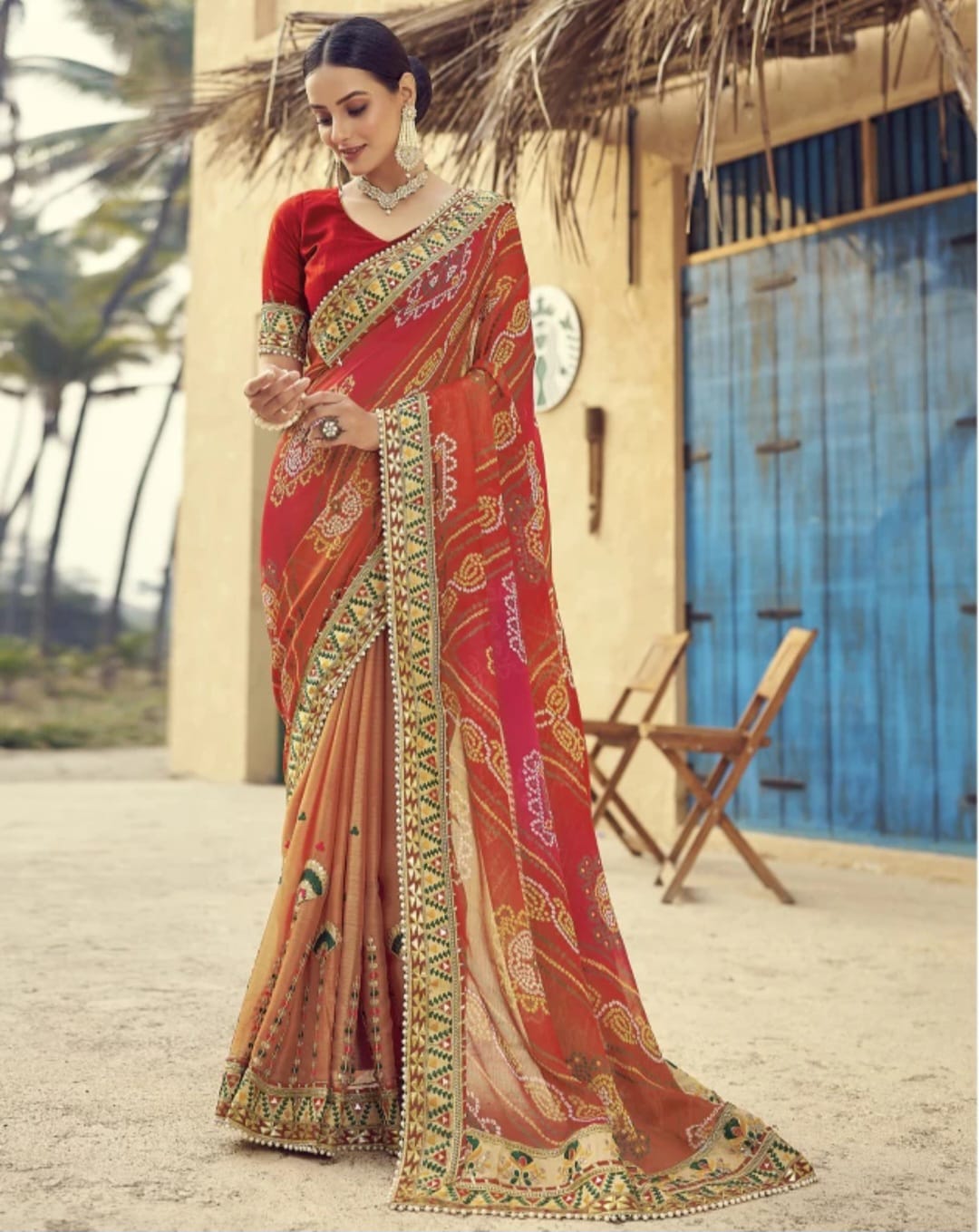 KAVYA BANDHANI SAREE