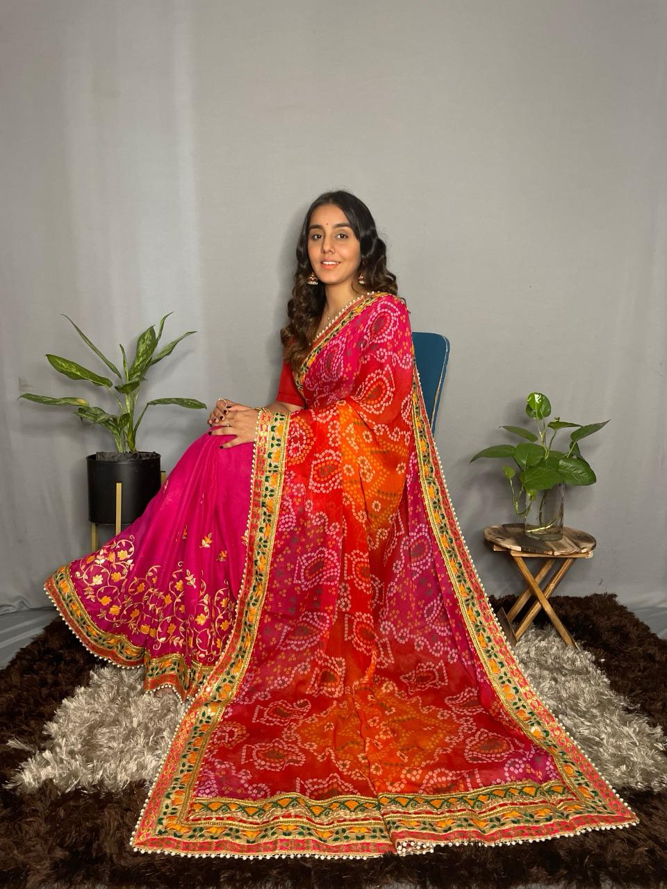 KAVYA BANDHANI SAREE