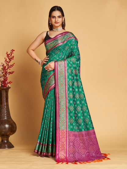 MANOHARI PRINTED PATOLA  ART SILK SAREE