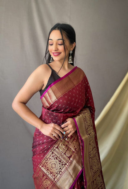 ANNU BANARSI SILK SAREE