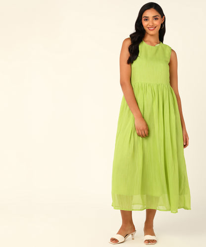 Kurta with Overlay or a Long Jacket Or Shrug with Umbrella Cut Inner Midi Dress