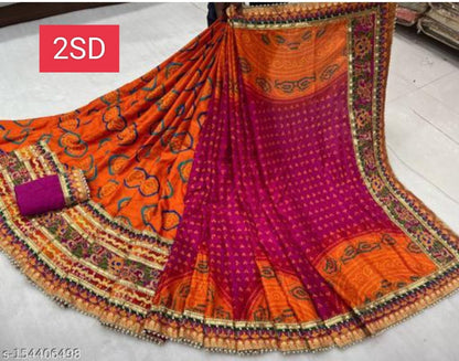 Bandhani saree