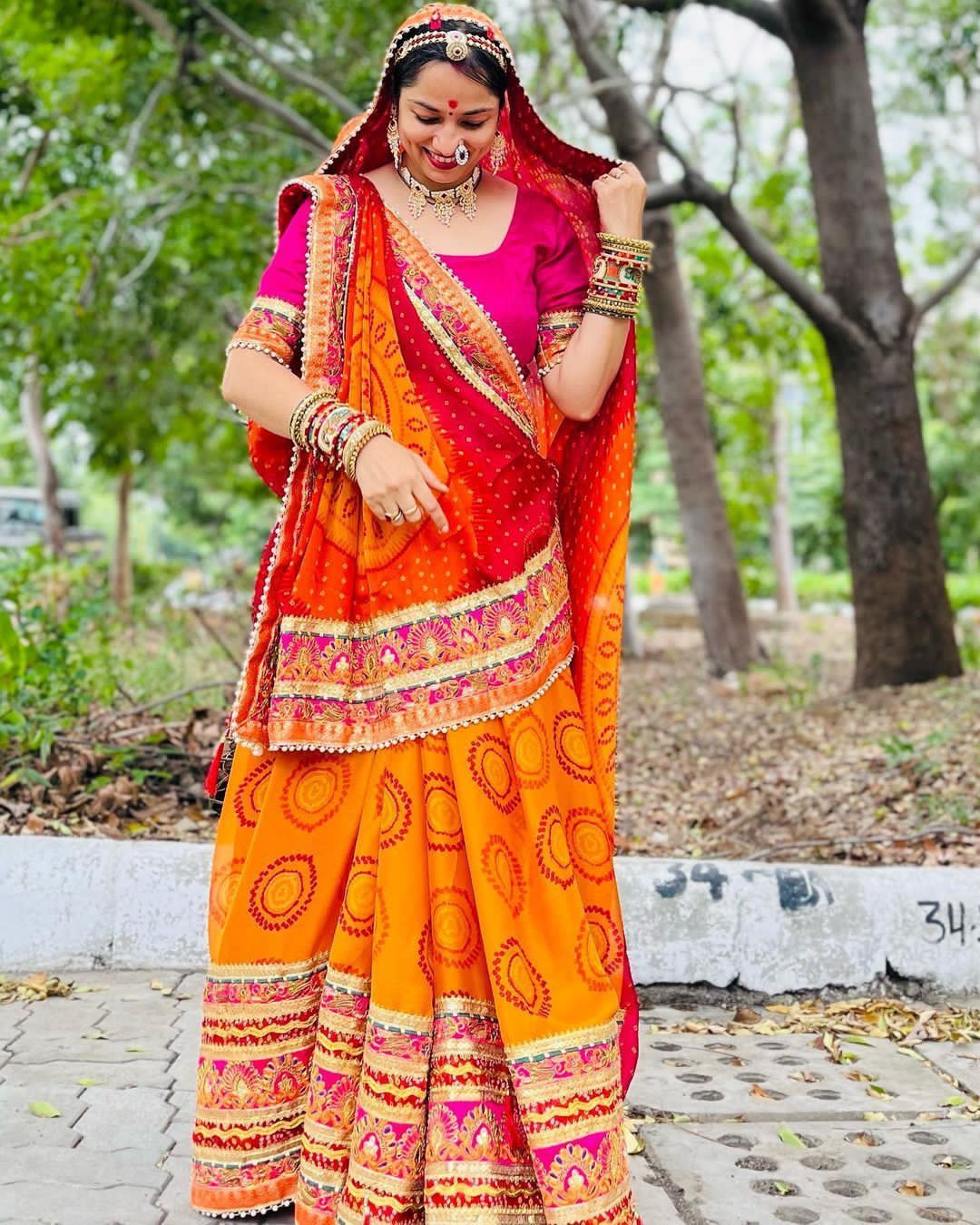 Bandhani saree