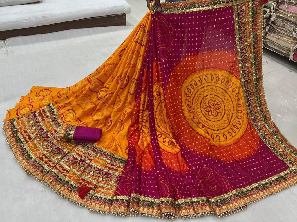 Bandhani saree