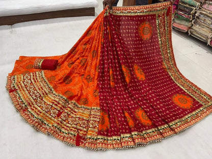 Bandhani saree