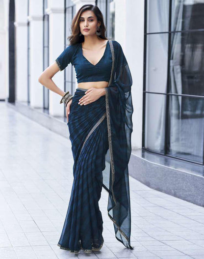 SATRANI BHANDANI GOTTA PRINTED SAREE