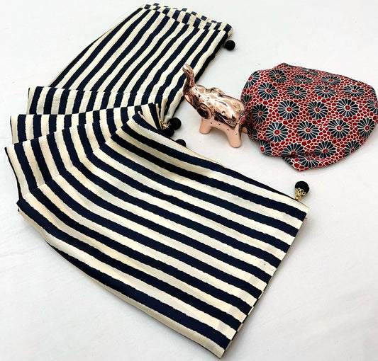 GAJJI SILK LEHARIYA SAREE