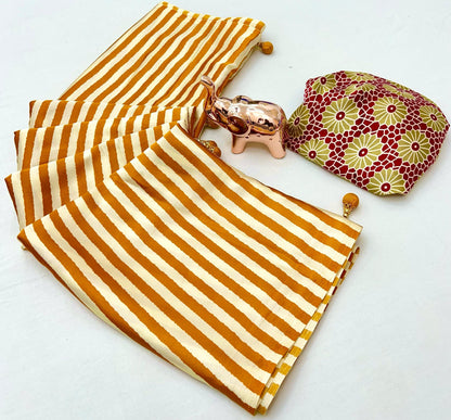 GAJJI SILK LEHARIYA SAREE