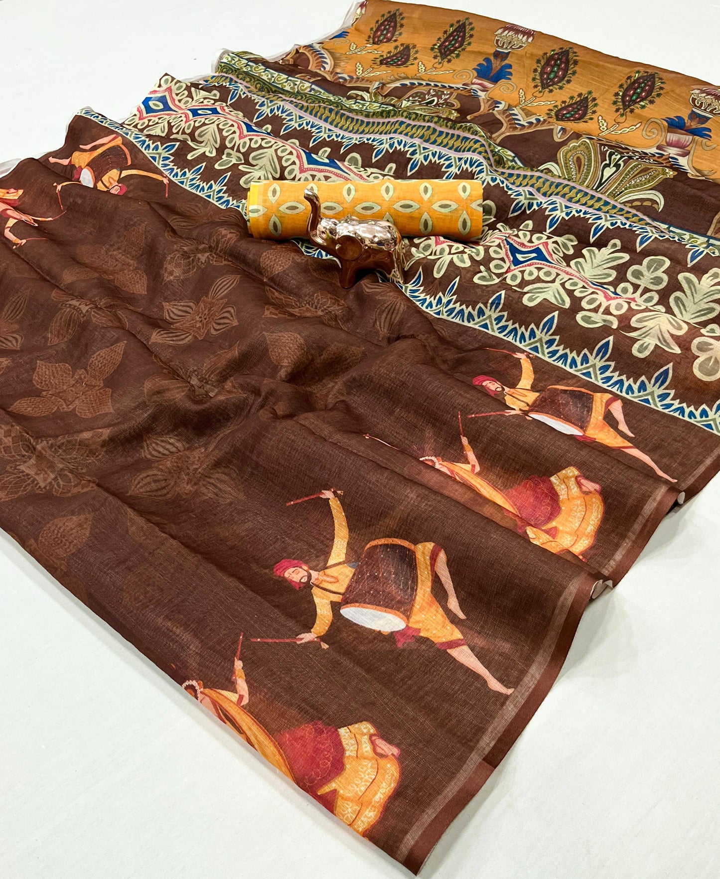 LELIN LIGHT WEIGHT NAVRATRI GARBA DESIGN SAREE