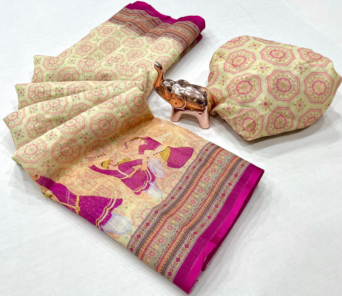LELIN LIGHT WEIGHT NAVRATRI GARBA DESIGN SAREE