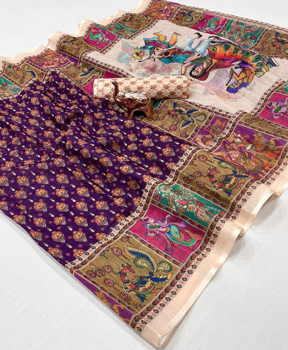 LELIN LIGHT WEIGHT NAVRATRI GARBA DESIGN SAREE