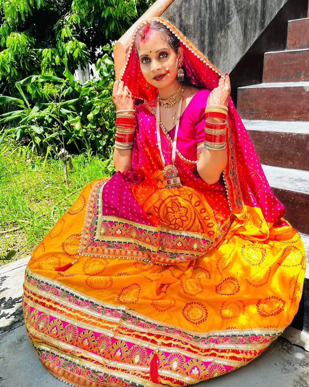 Bandhani saree