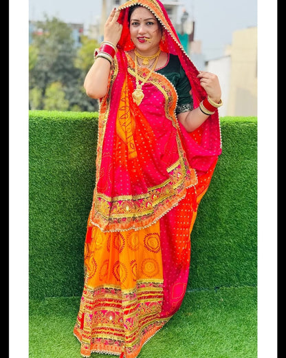 Bandhani saree