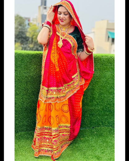 Bandhani saree