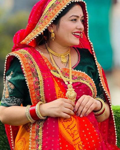 Bandhani saree