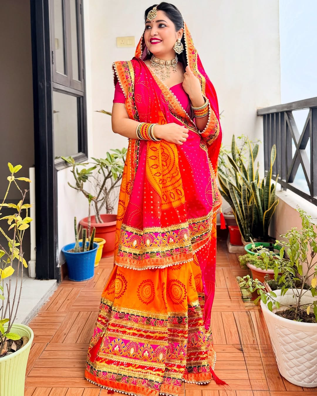 Bandhani saree