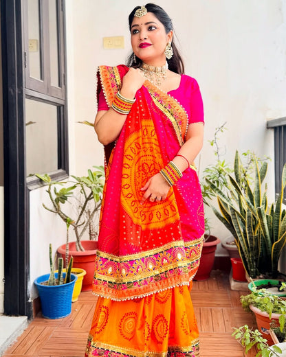 Bandhani saree