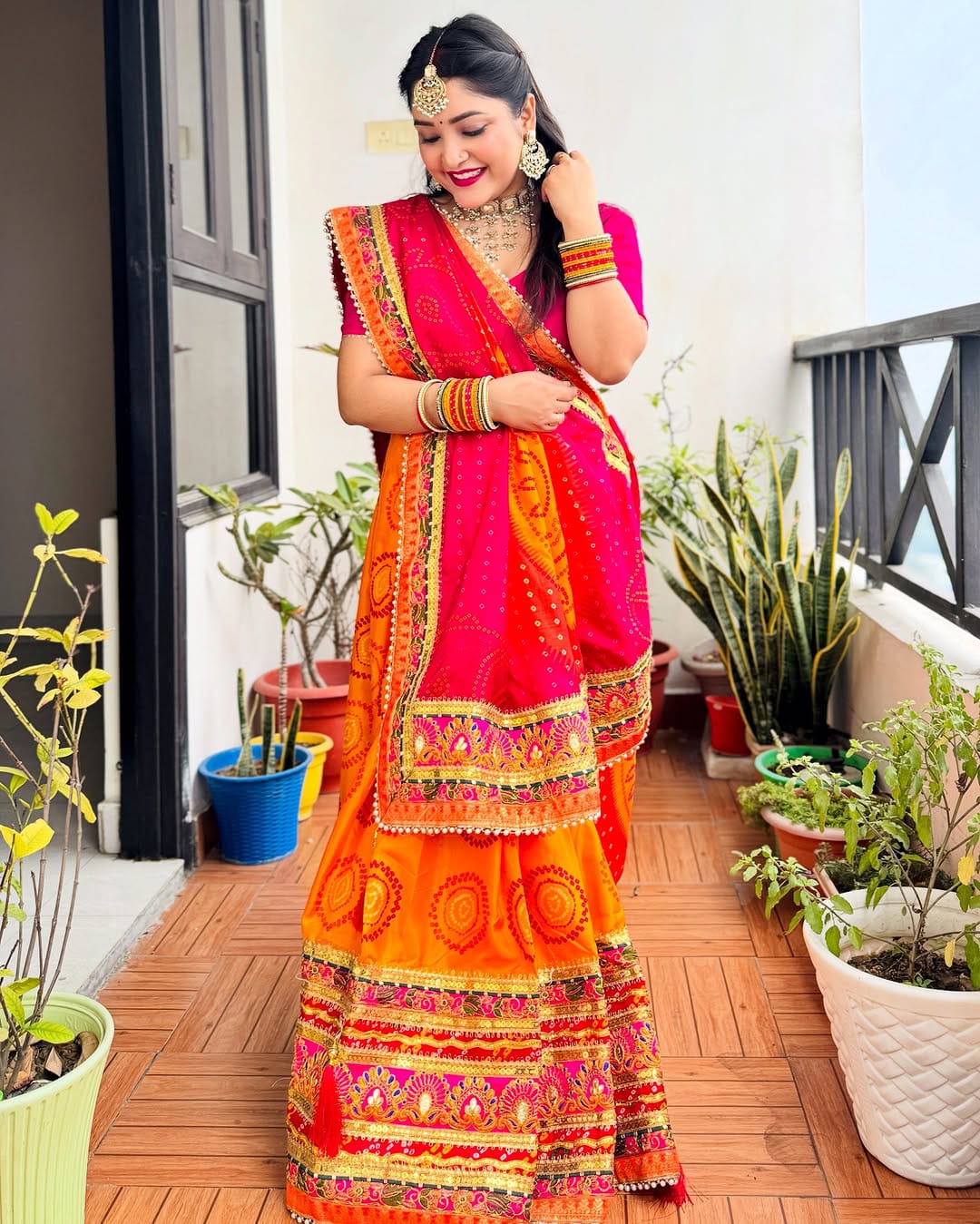 Bandhani saree