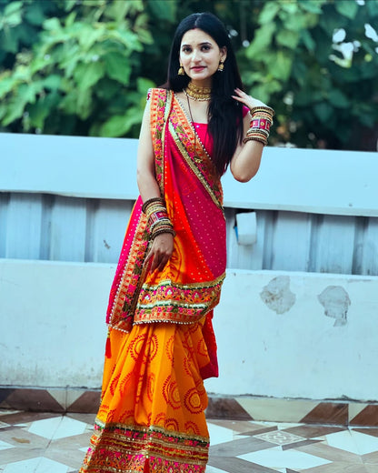 Bandhani saree