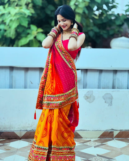 Bandhani saree