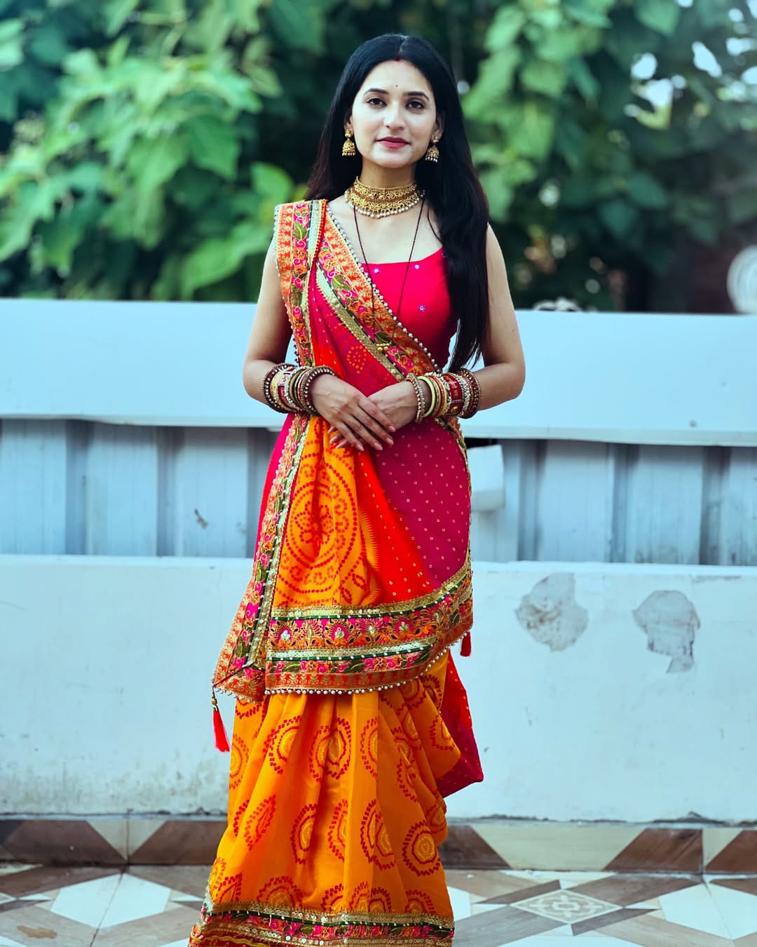 Bandhani saree