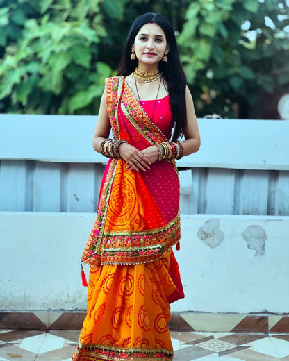 Bandhani saree