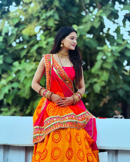 Bandhani saree
