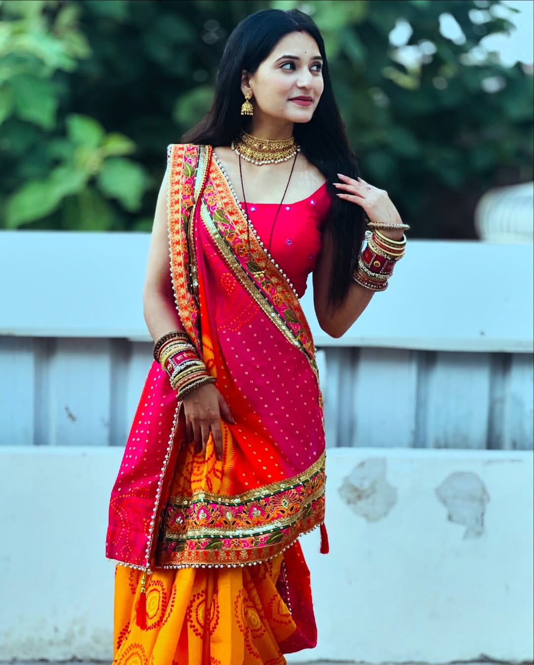 Bandhani saree