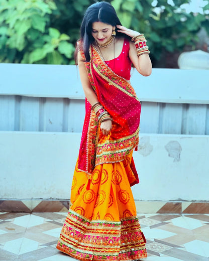 Bandhani saree