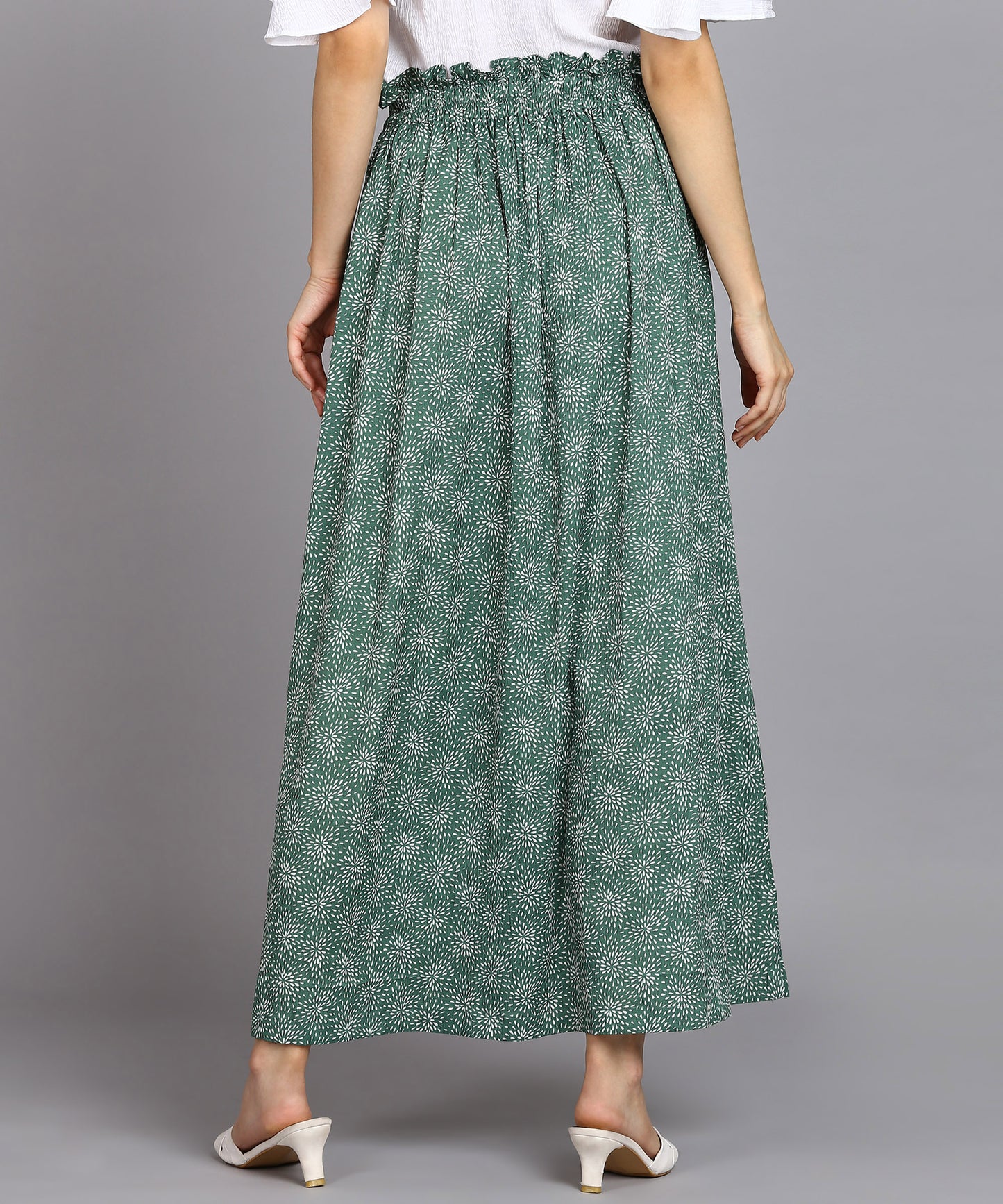 SDGRATITUDE WOMEN PRINTED A-LINE SKIRT