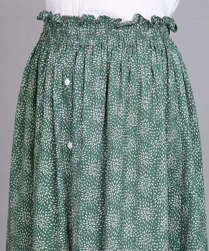 SDGRATITUDE WOMEN PRINTED A-LINE SKIRT
