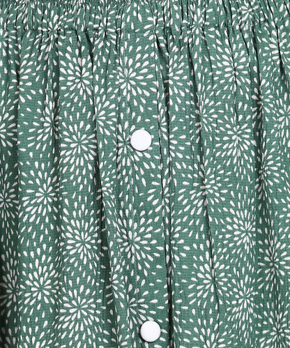 SDGRATITUDE WOMEN PRINTED A-LINE SKIRT