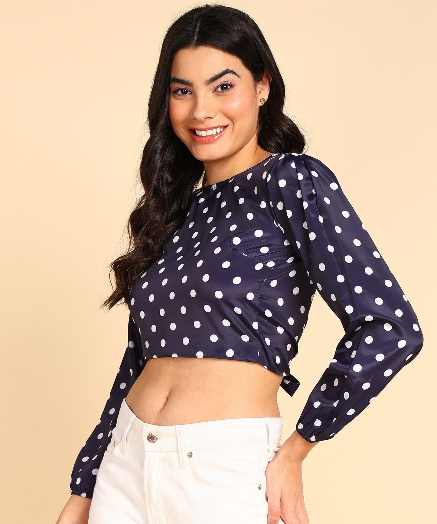 Trending Polka Dot Crop Top