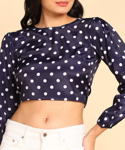 Trending Polka Dot Crop Top