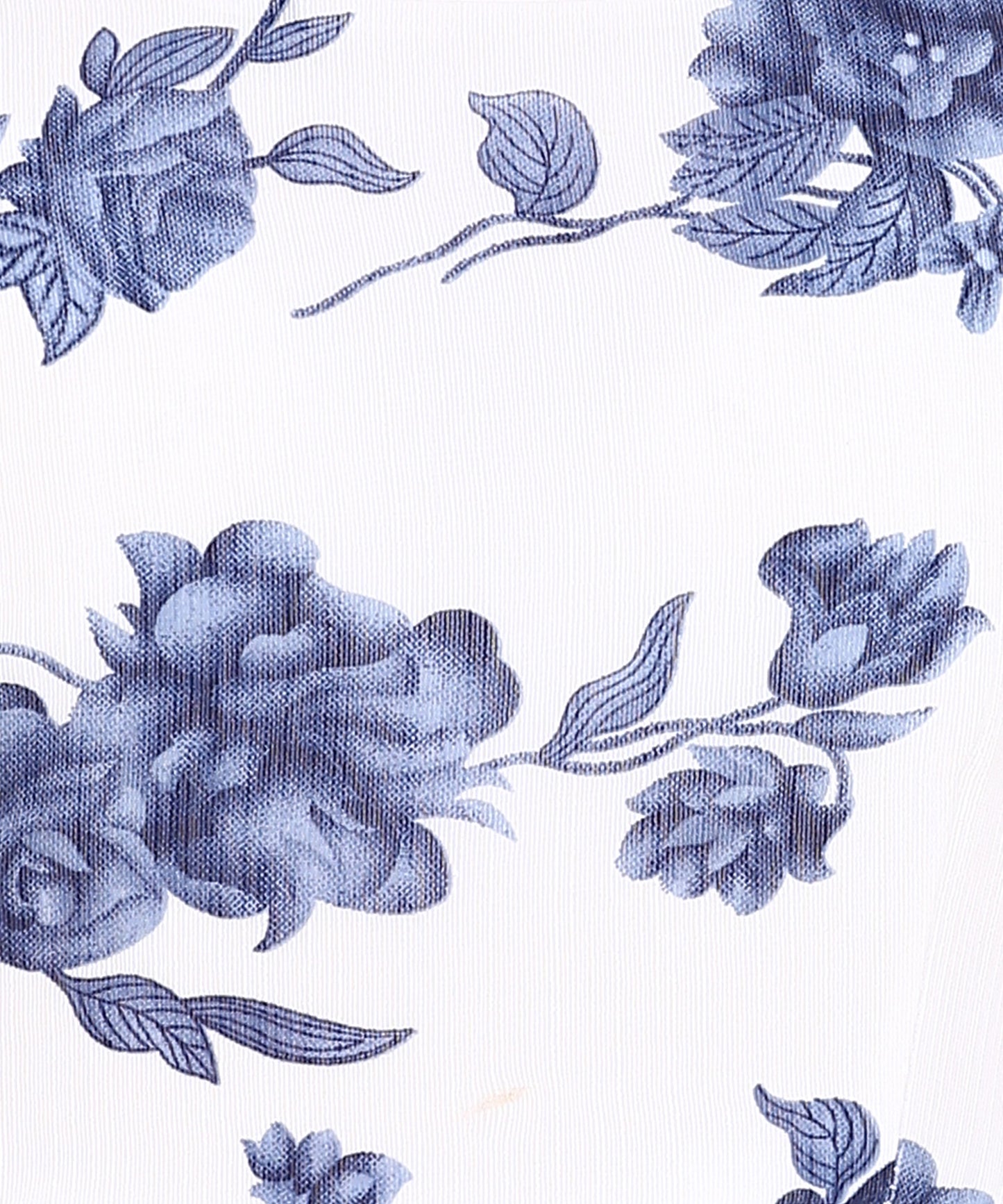 Women's A-line White Floral Print Mini/Short Dress