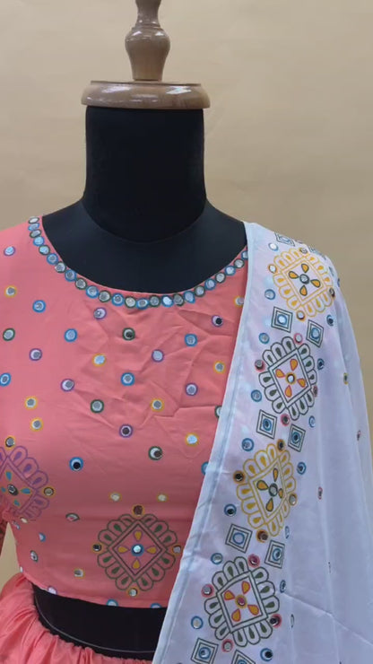 AMAZING STYLISH DESIGNER DIGITAL PRINTED WORK LAHENGA CHOLI WITH DUPATTA