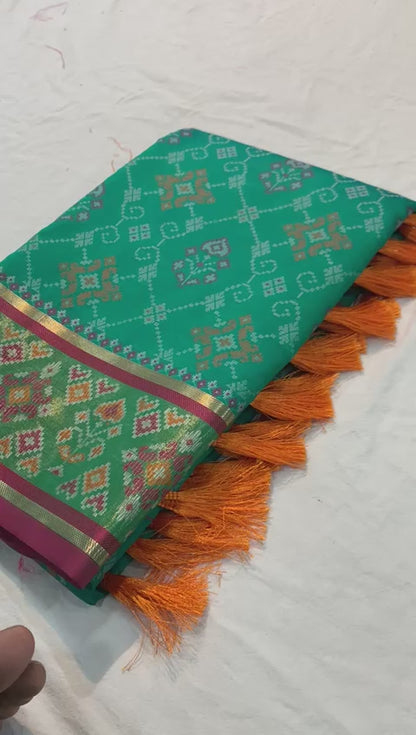 MANOHARI PRINTED PATOLA  ART SILK SAREE