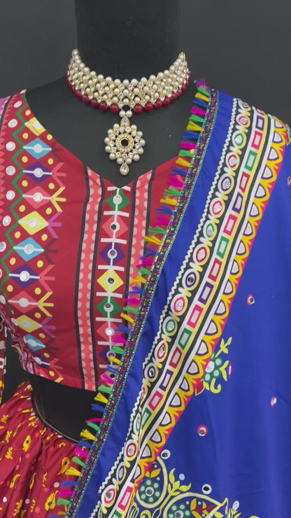 SWARA NAVARATRI SPECIAL LAHENHA CHOLI WITH DUPATTA